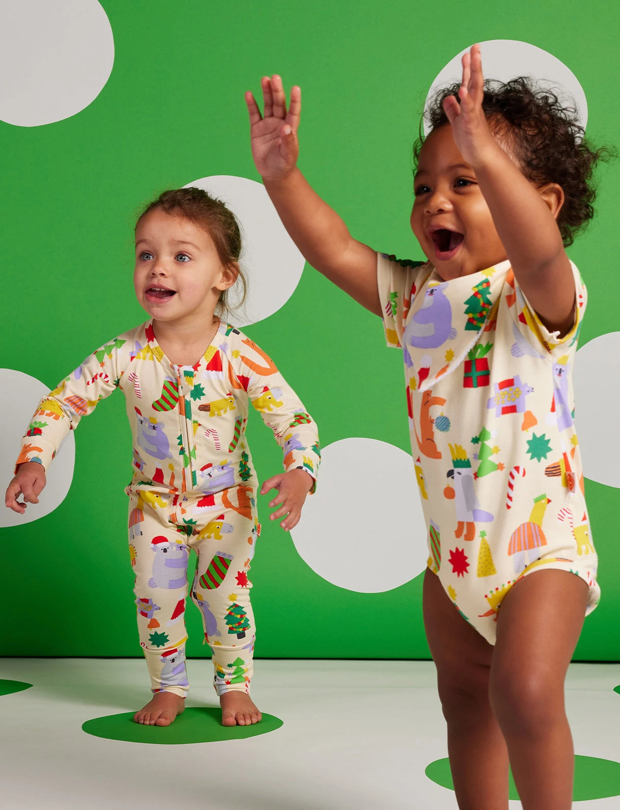 Halcyon Nights Long Sleeve Terry Romper - Stars Pink main image 0