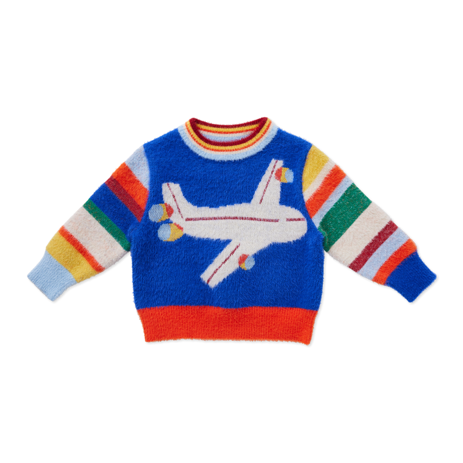 Fluffy Knit Jumper / Beep Beep