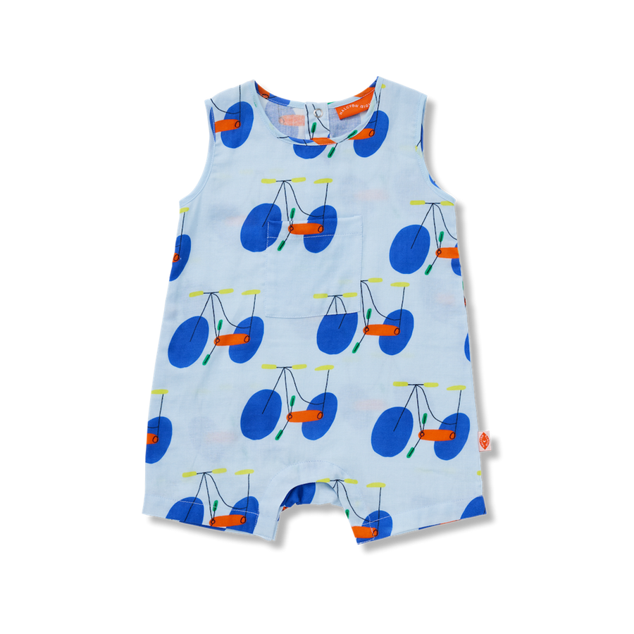 Woven Romper / Pedal Pals