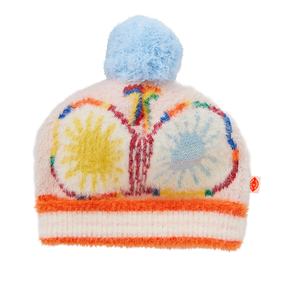 Fluffy Knit Beanie / Flutterby