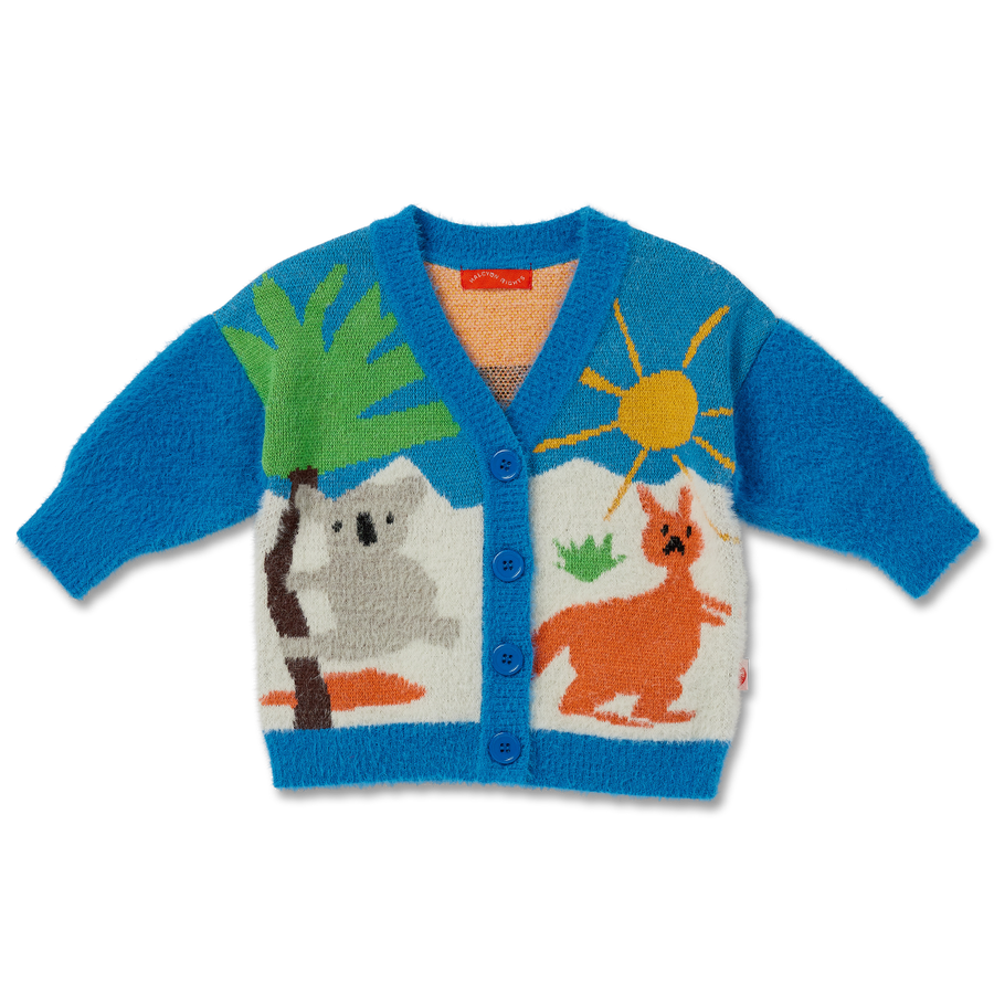 Fluffy Knit Cardigan / Yo's Country