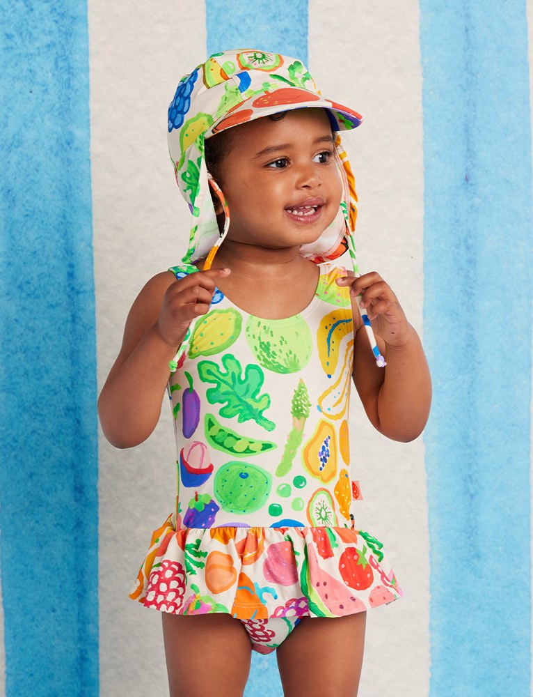 Baby Frill Bather Eat The Rainbow