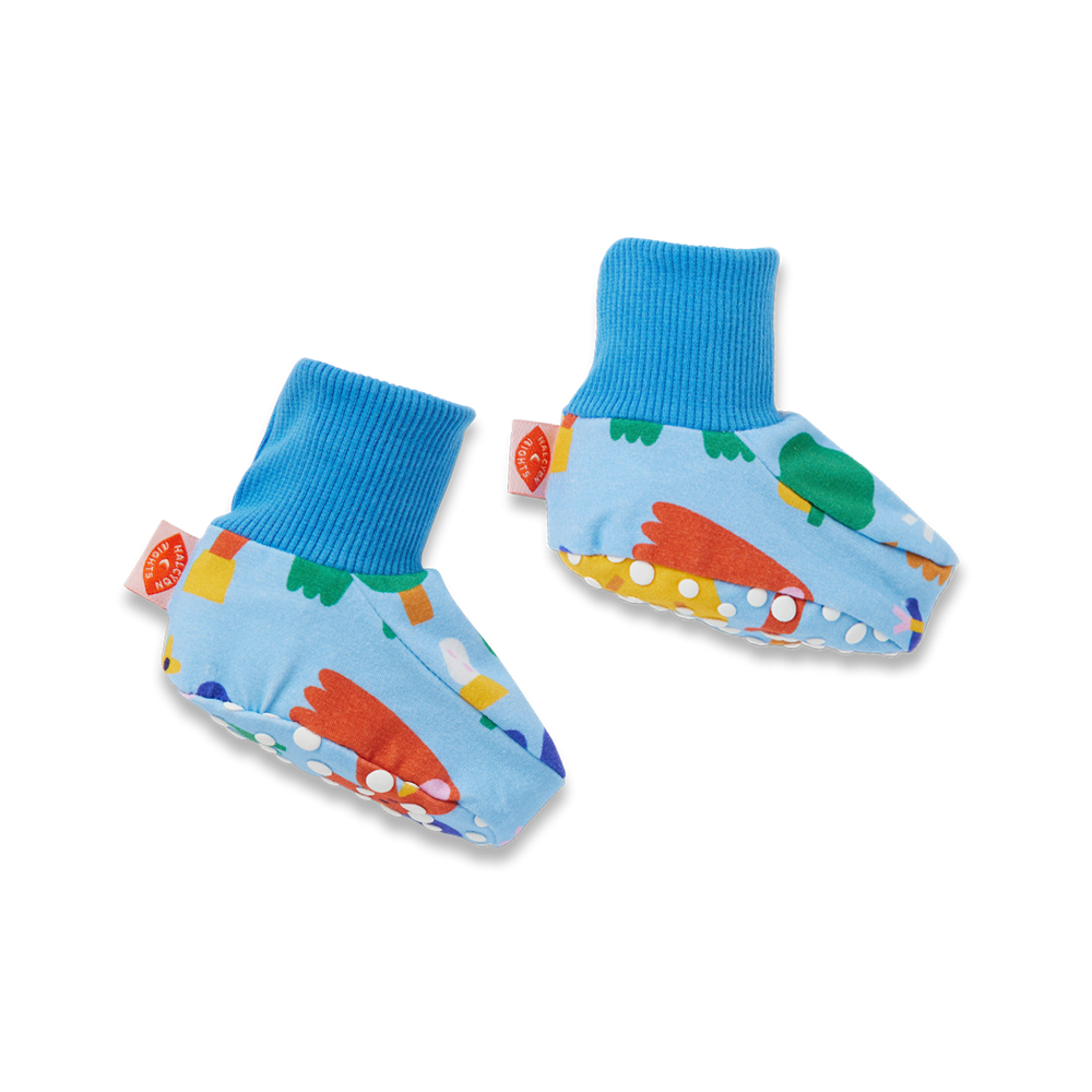 Dino Days Baby Booties