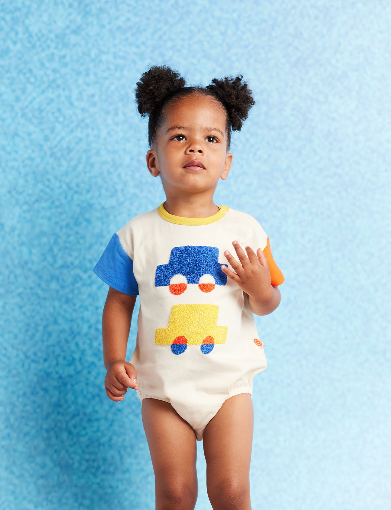 Cotton Short Sleeve Bodysuit / Beep Beep