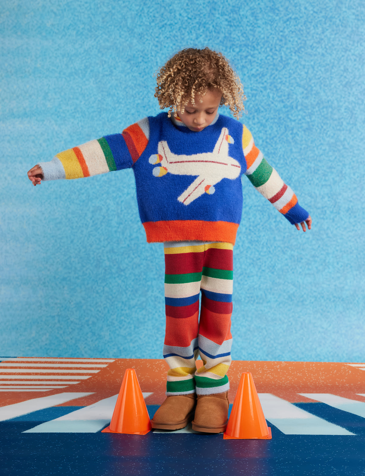 Fluffy Knit Jumper / Beep Beep
