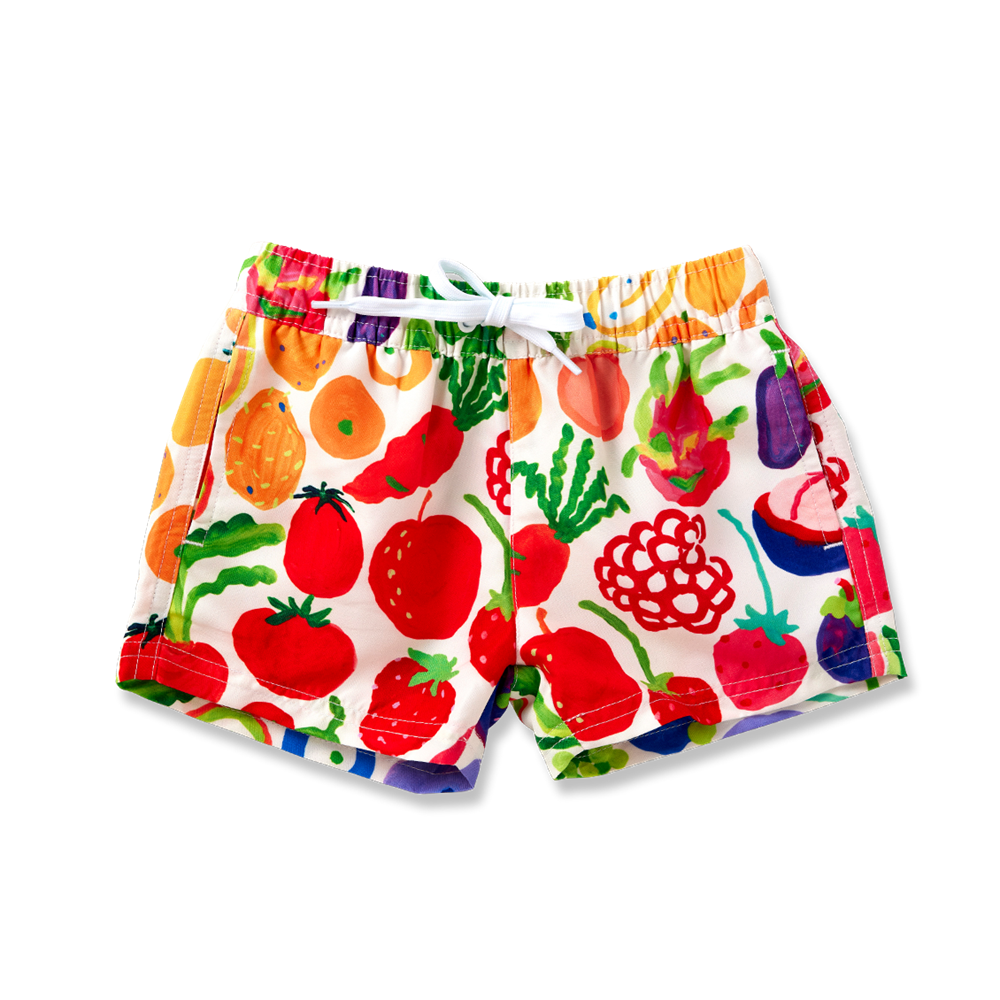 Kids Boardshorts Eat The Rainbow