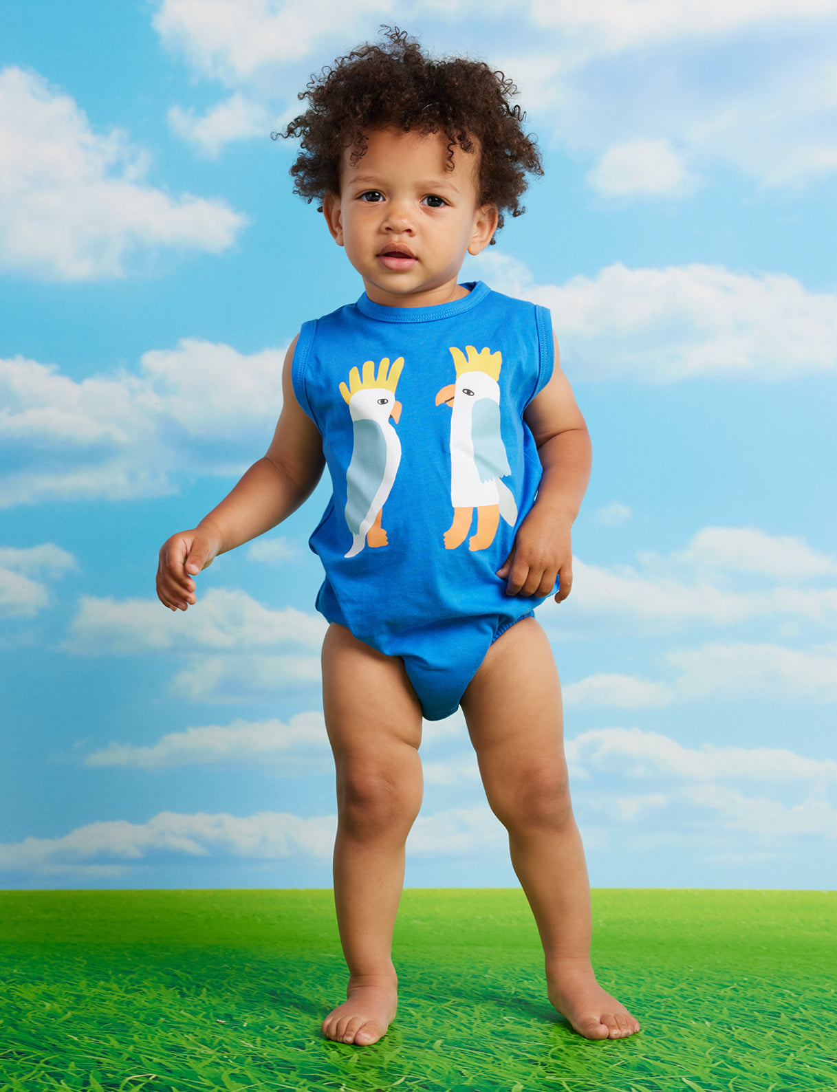 Blue Cockatoo Singletsuit