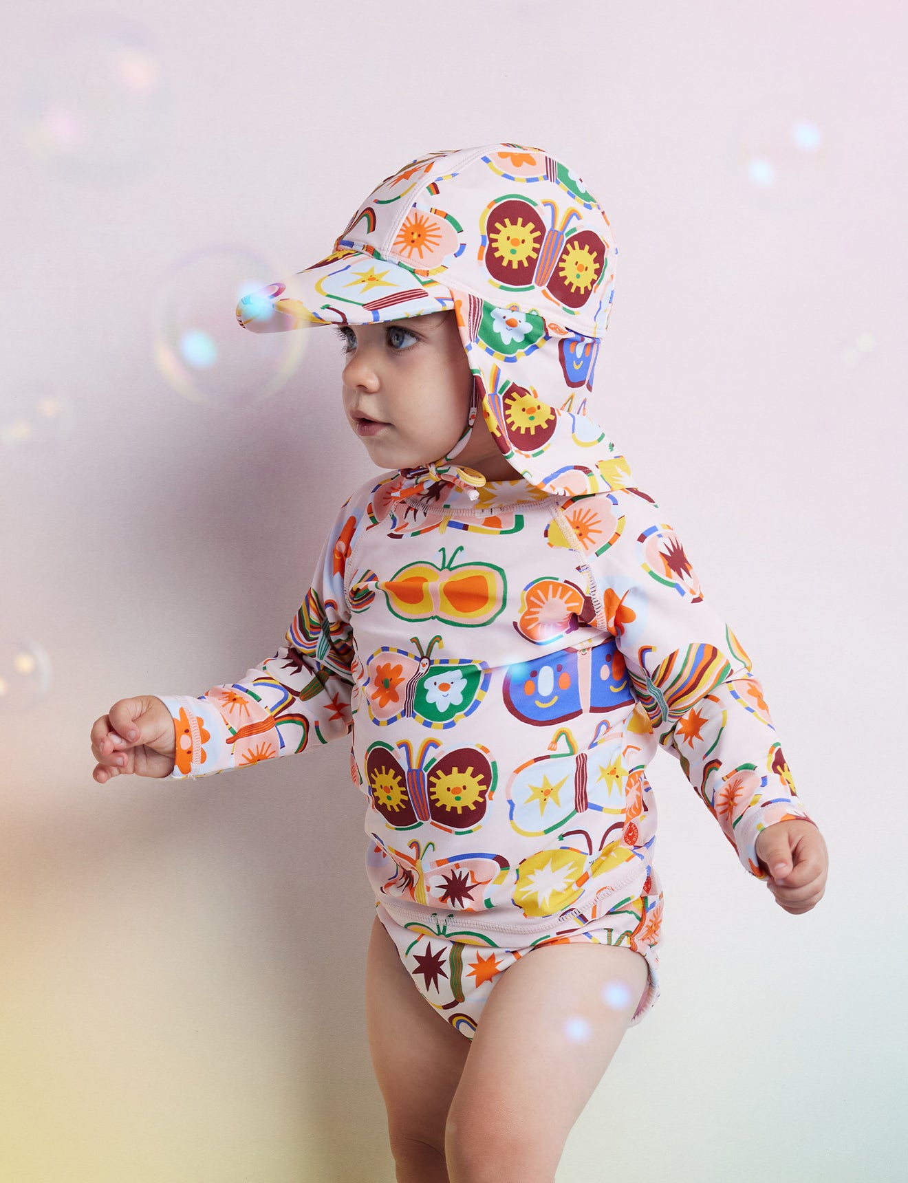 Long Sleeve Rash Vest / Flutterby