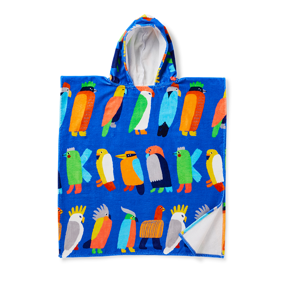Kids Hooded Towel Flamin' Galahs