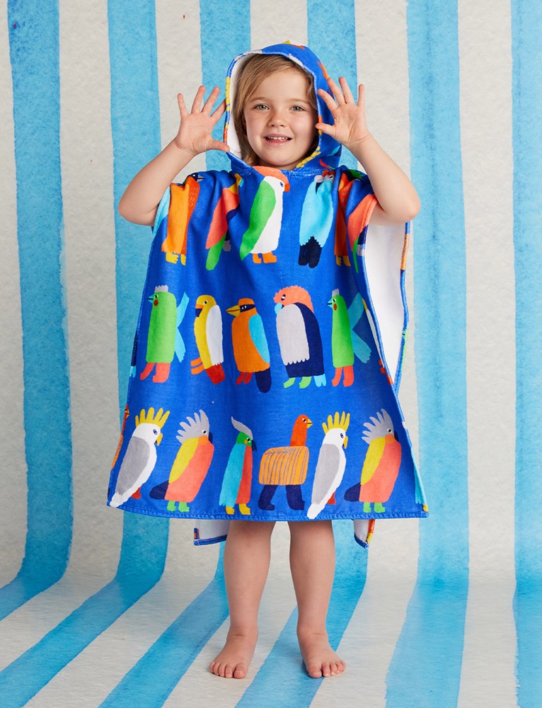 Kids Hooded Towel Flamin' Galahs