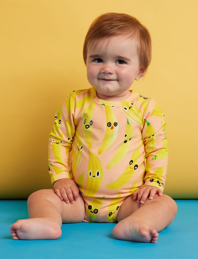 Peel Party Long Sleeve Bodysuit