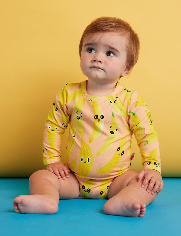 Peel Party Long Sleeve Bodysuit