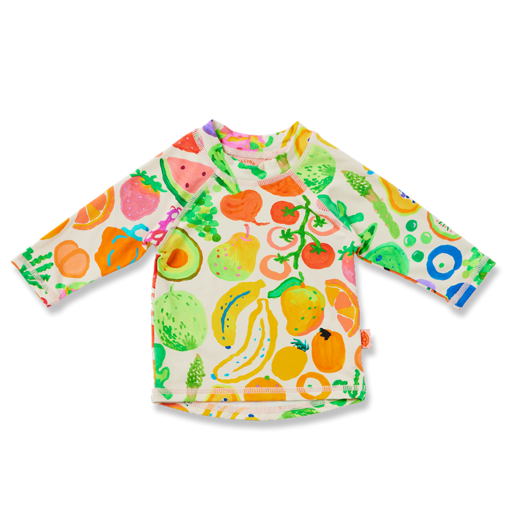 Long Sleeve Rash Vest Eat The Rainbow