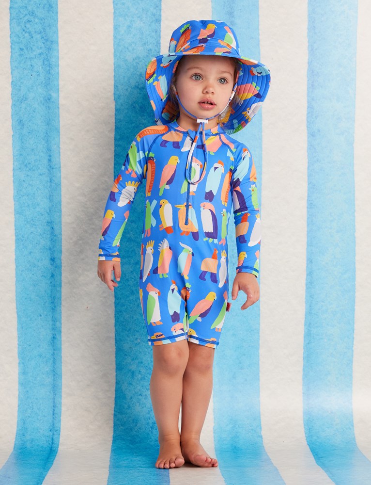 Long Sleeve Rash Suit Flamin' Galahs