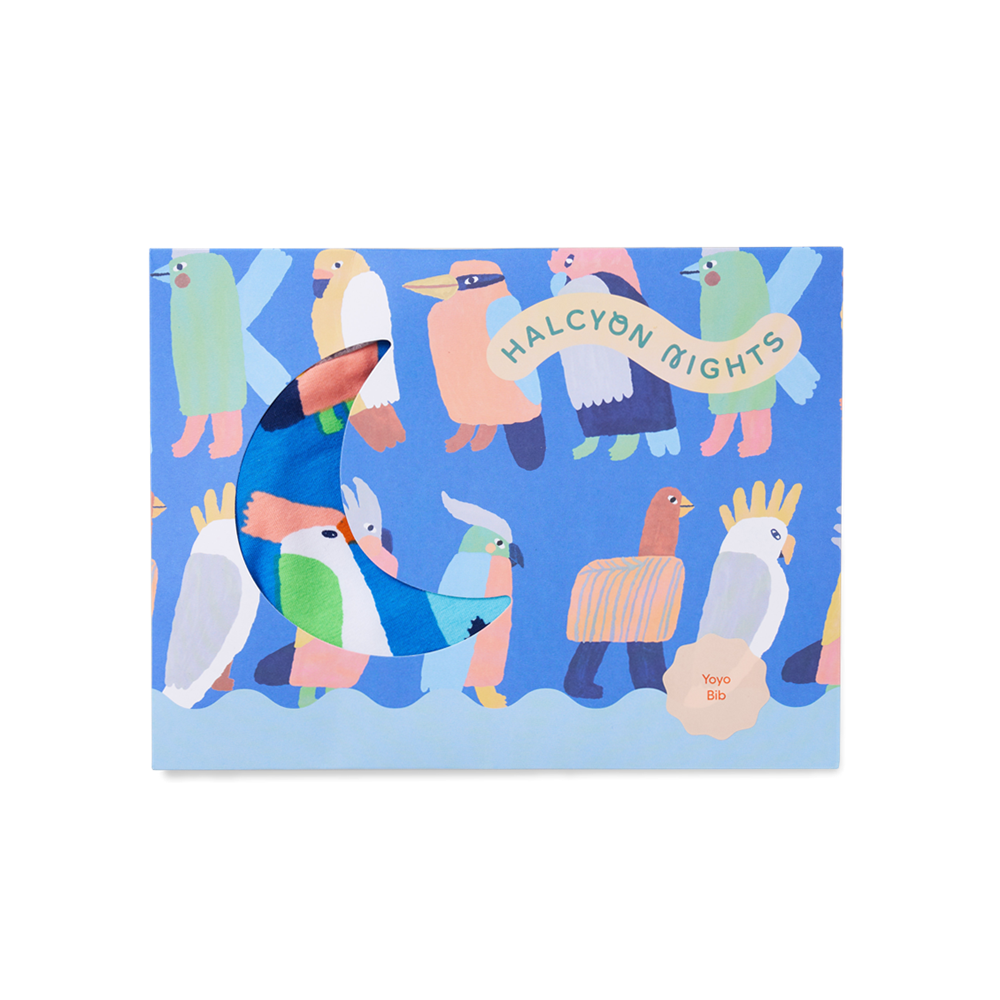 Flamin' Galah Blue Bib