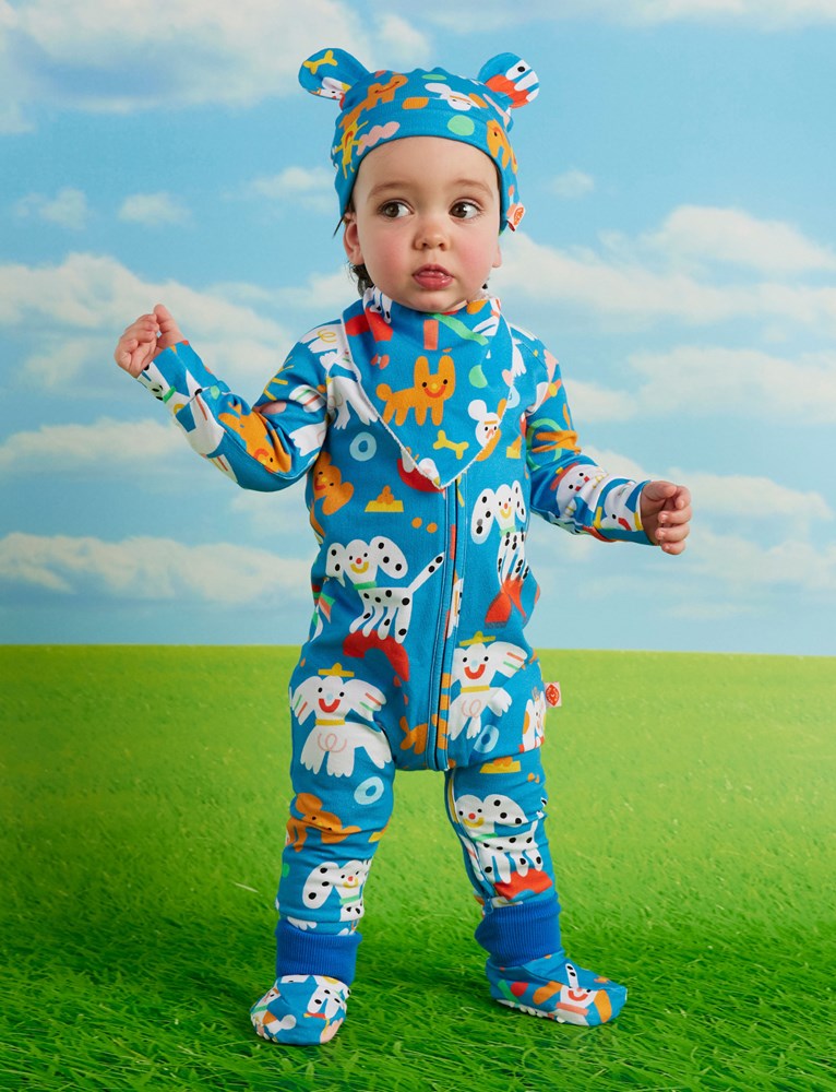 Puppy Park Long Sleeve Romper