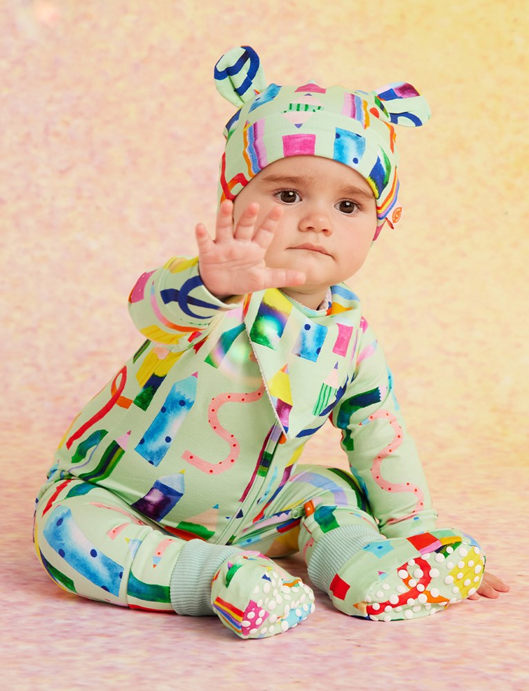 Scribble Squad Long Sleeve Romper