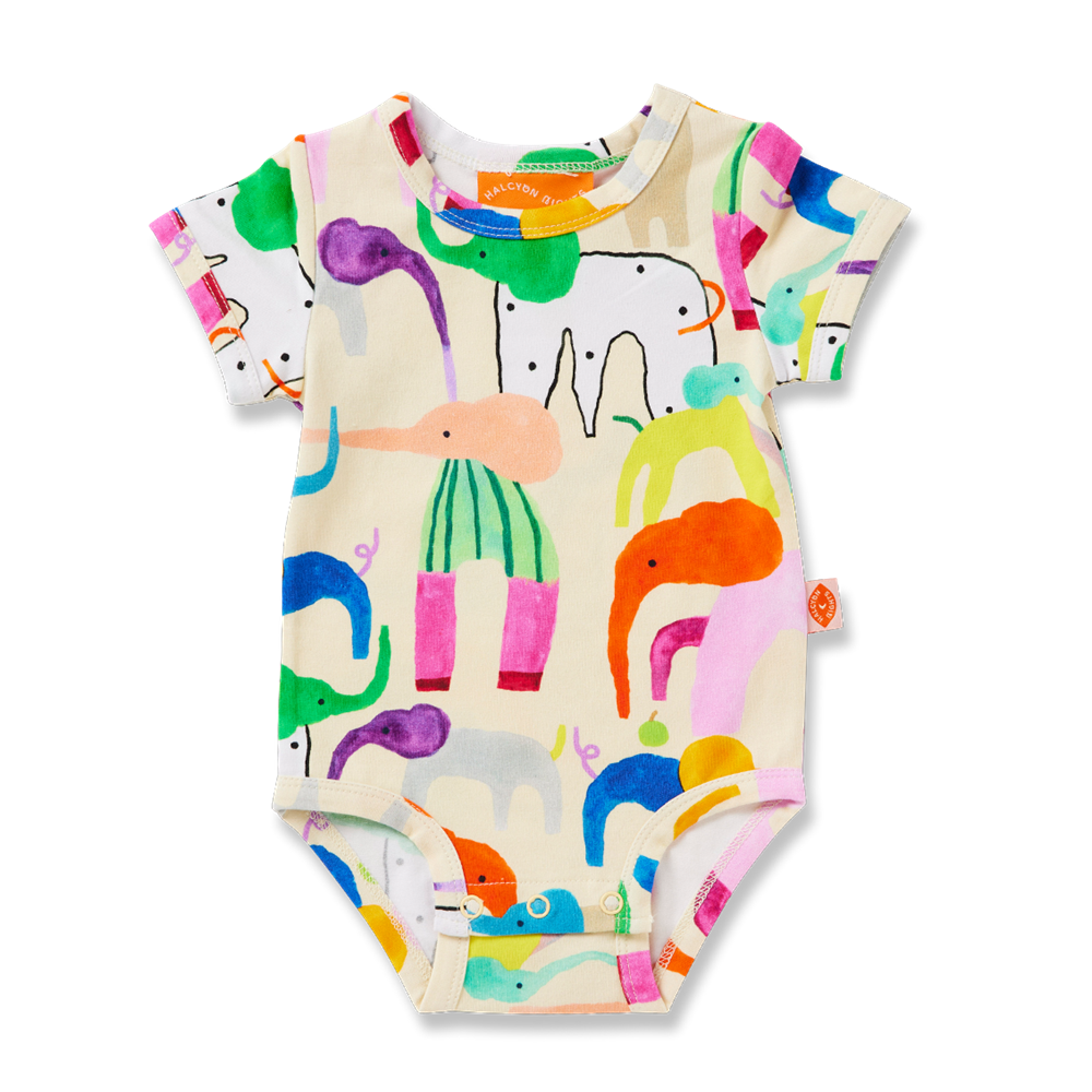 Happy Herd Short Sleeve Bodysuit