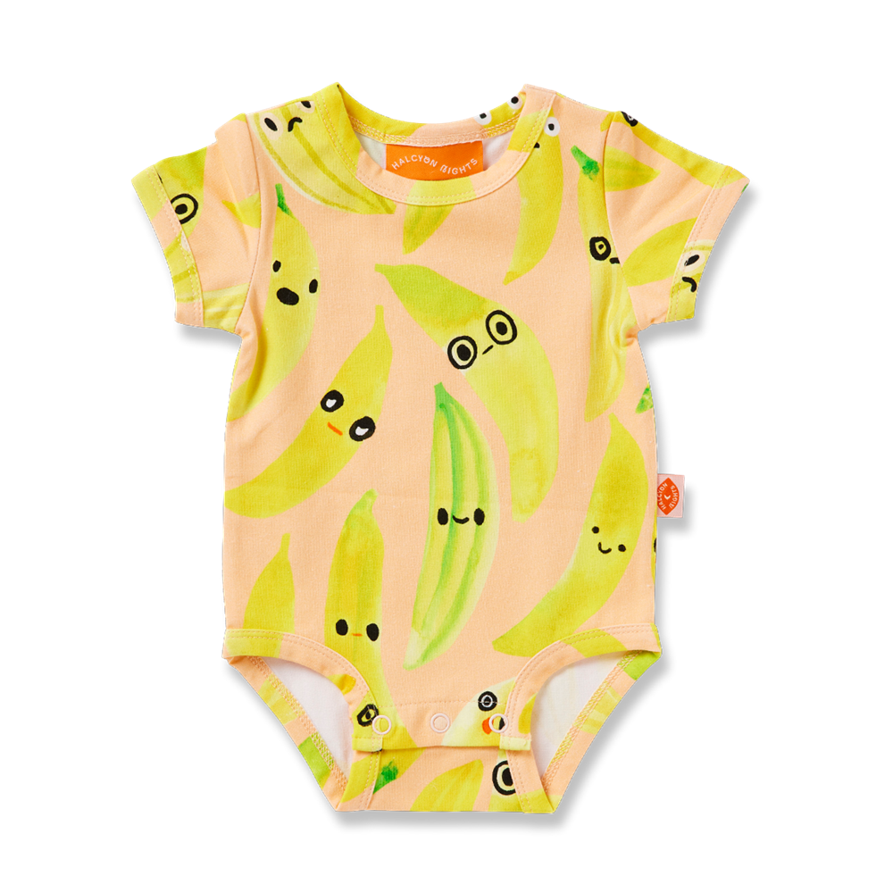 Peel Party Short Sleeve Bodysuit