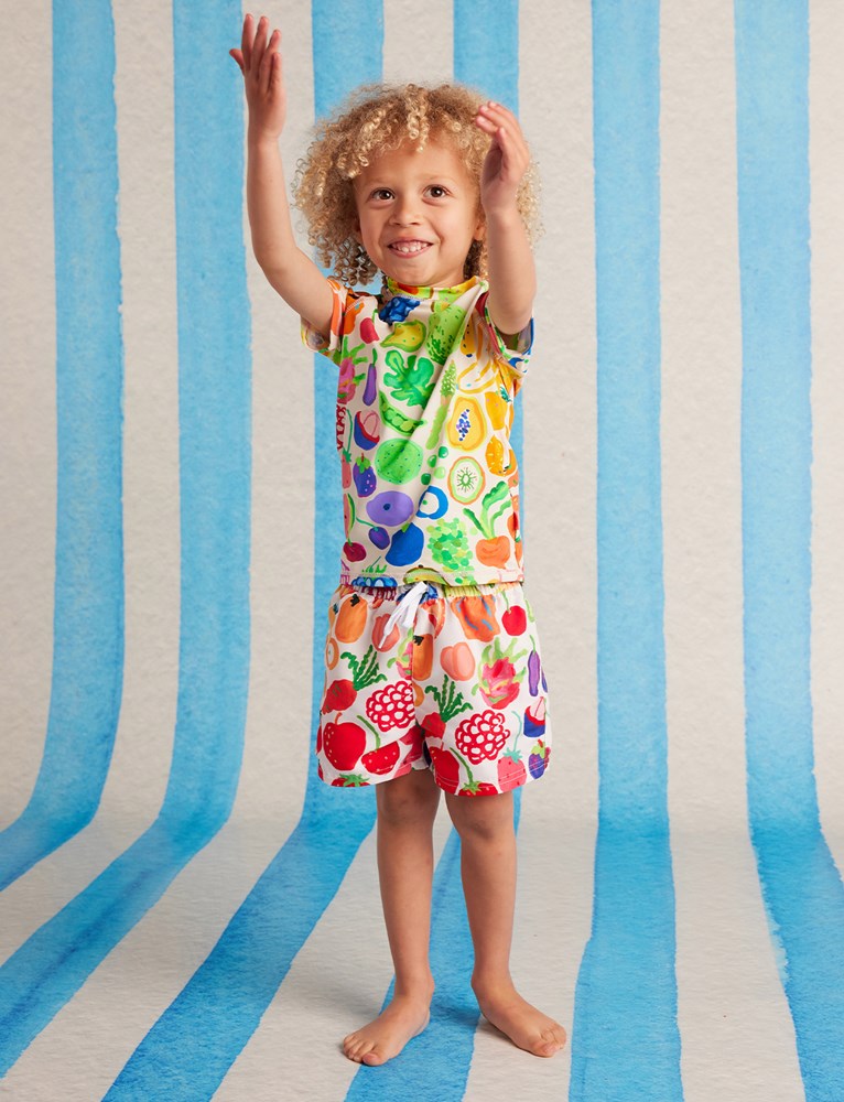 Kids Boardshorts Eat The Rainbow