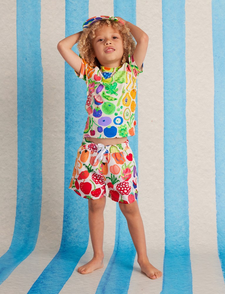 Kids Boardshorts Eat The Rainbow