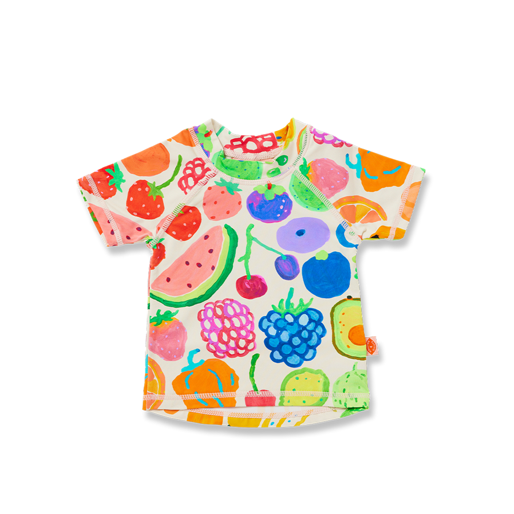 Short Sleeve Rash Vest Eat The Rainbow
