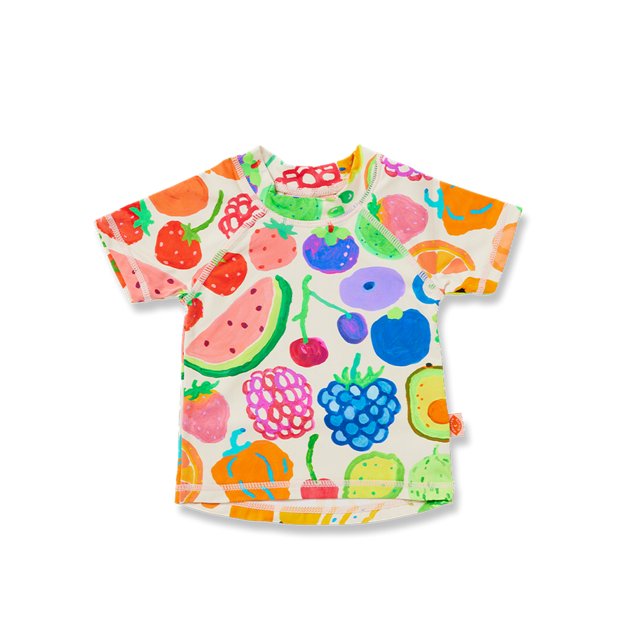Short Sleeve Rash Vest / Eat The Rainbow