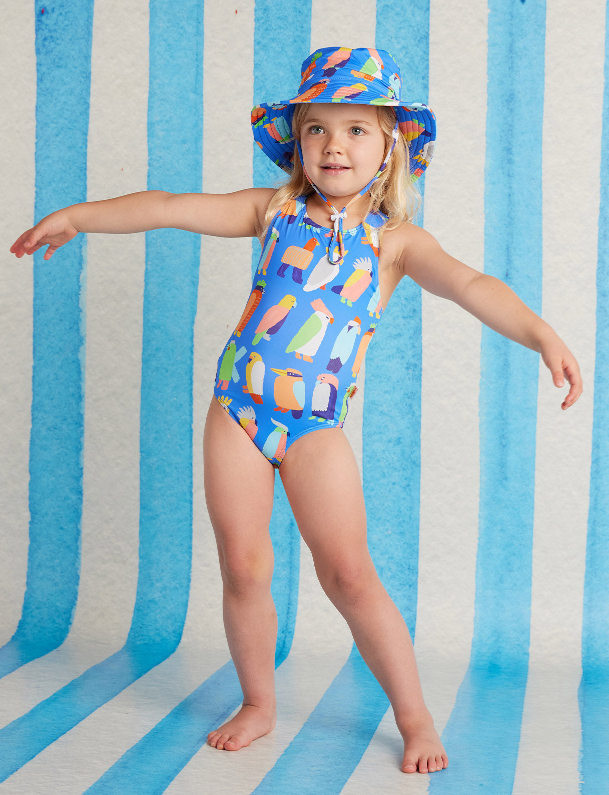 Elastic Strap Bather Flamin' Galahs