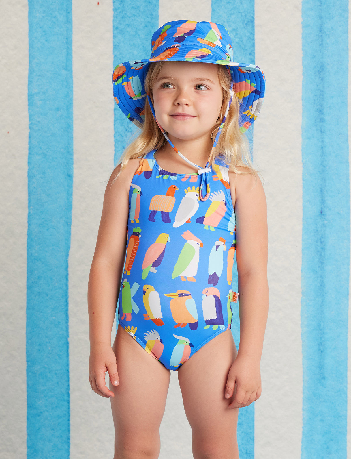 Elastic Strap Bather Flamin' Galahs