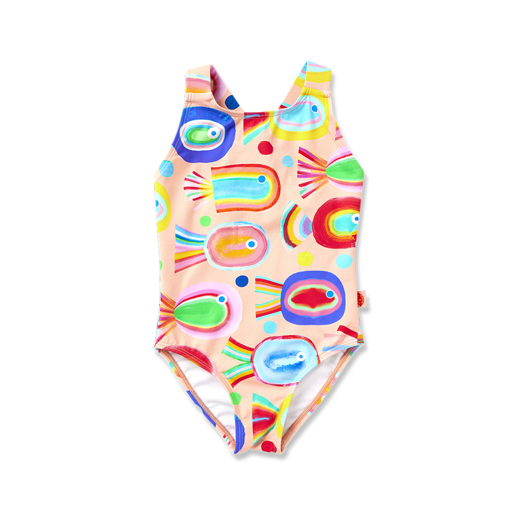 Elastic Strap Bather Fancy Fins