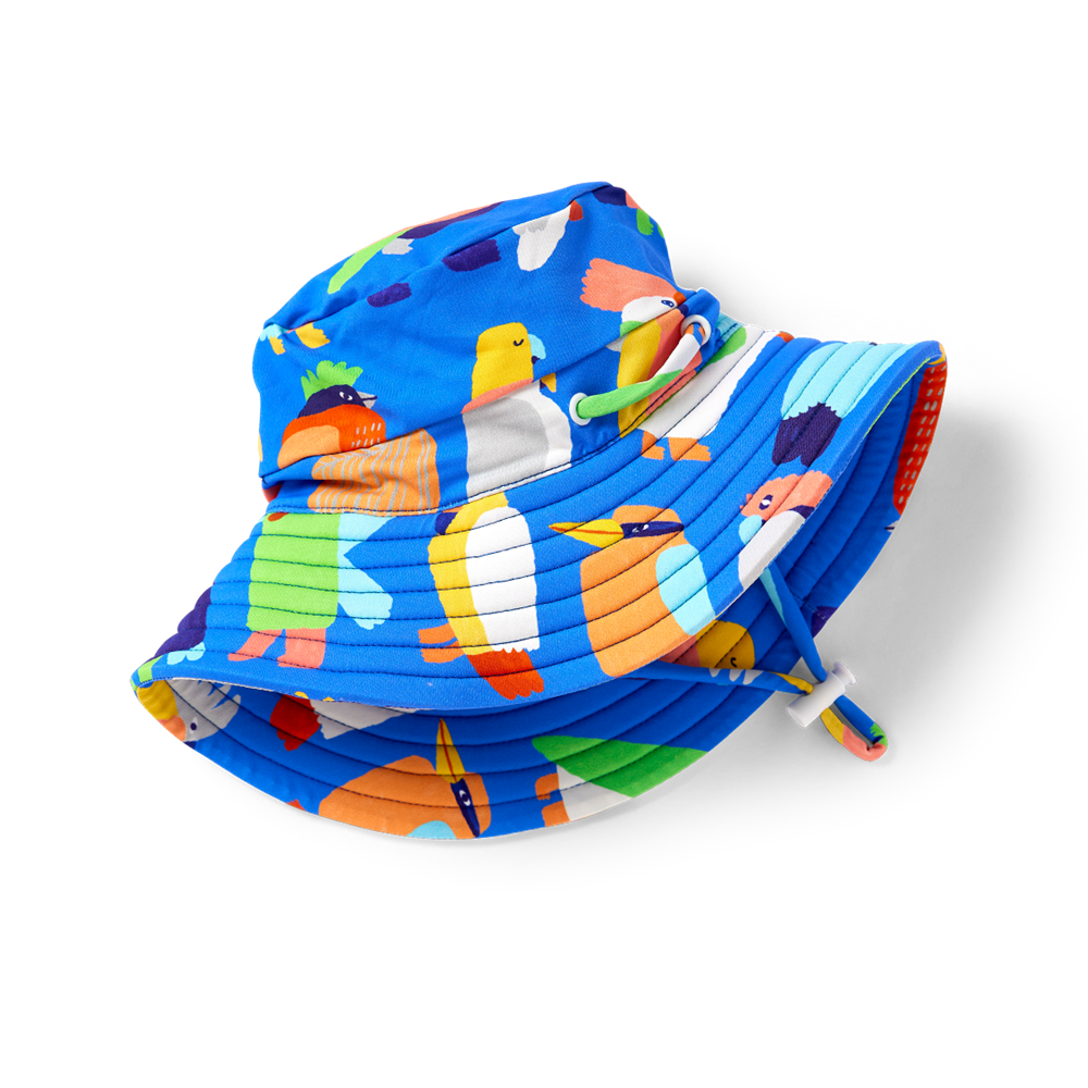 Swim Bucket Hat Flamin' Galahs