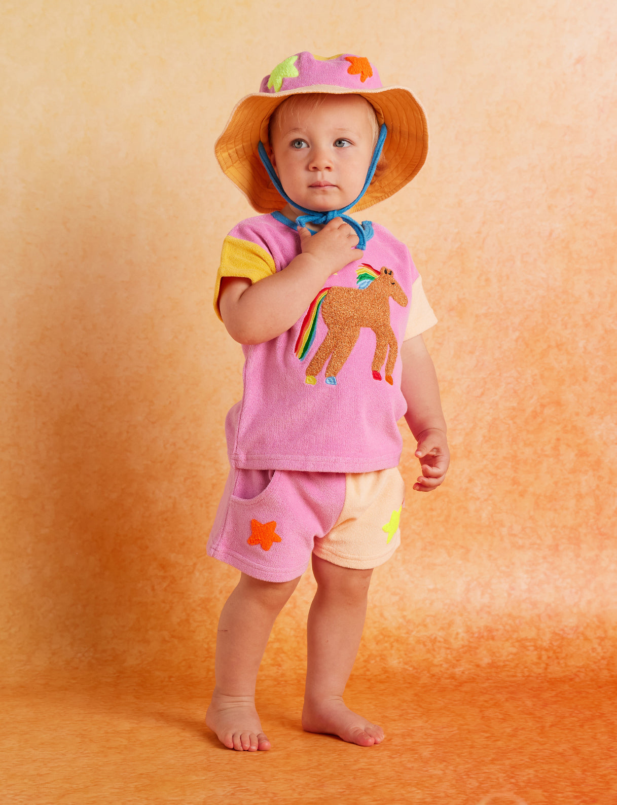 Giddy Up Terry Kids Bucket Hat