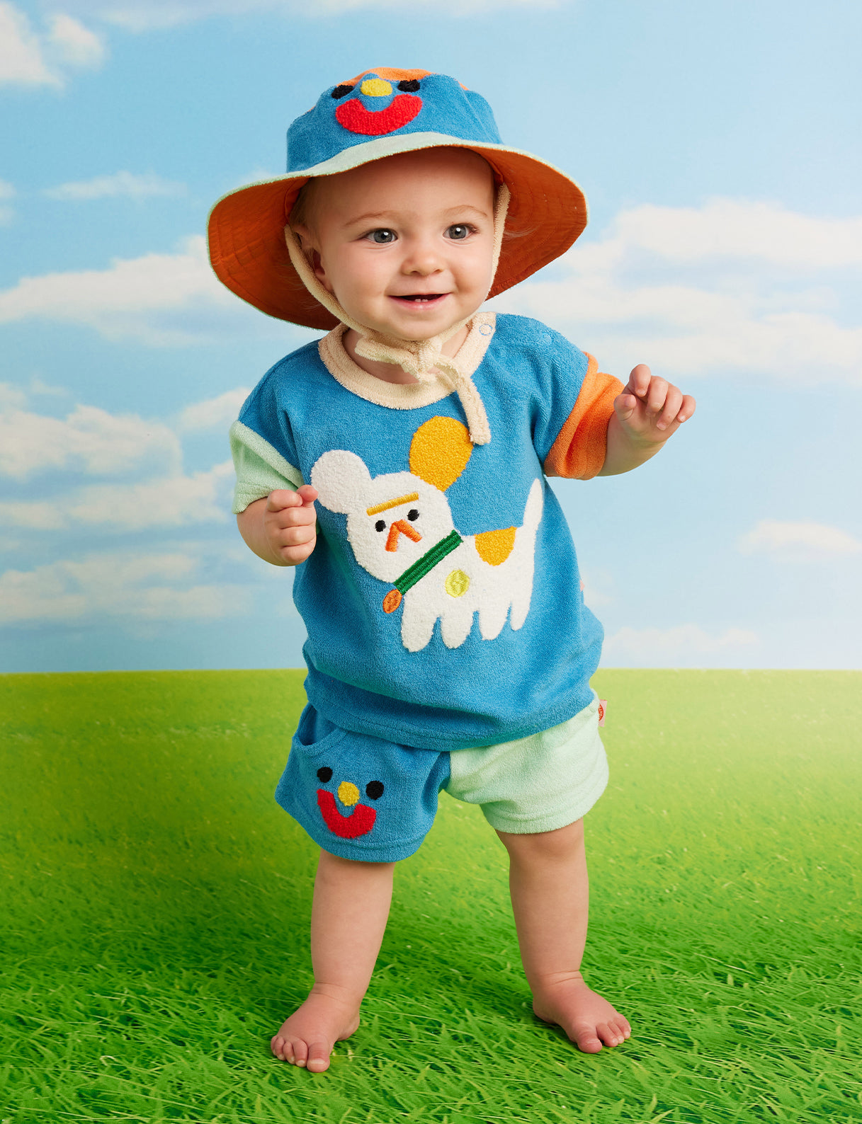 Puppy Park Terry Kids Bucket Hat