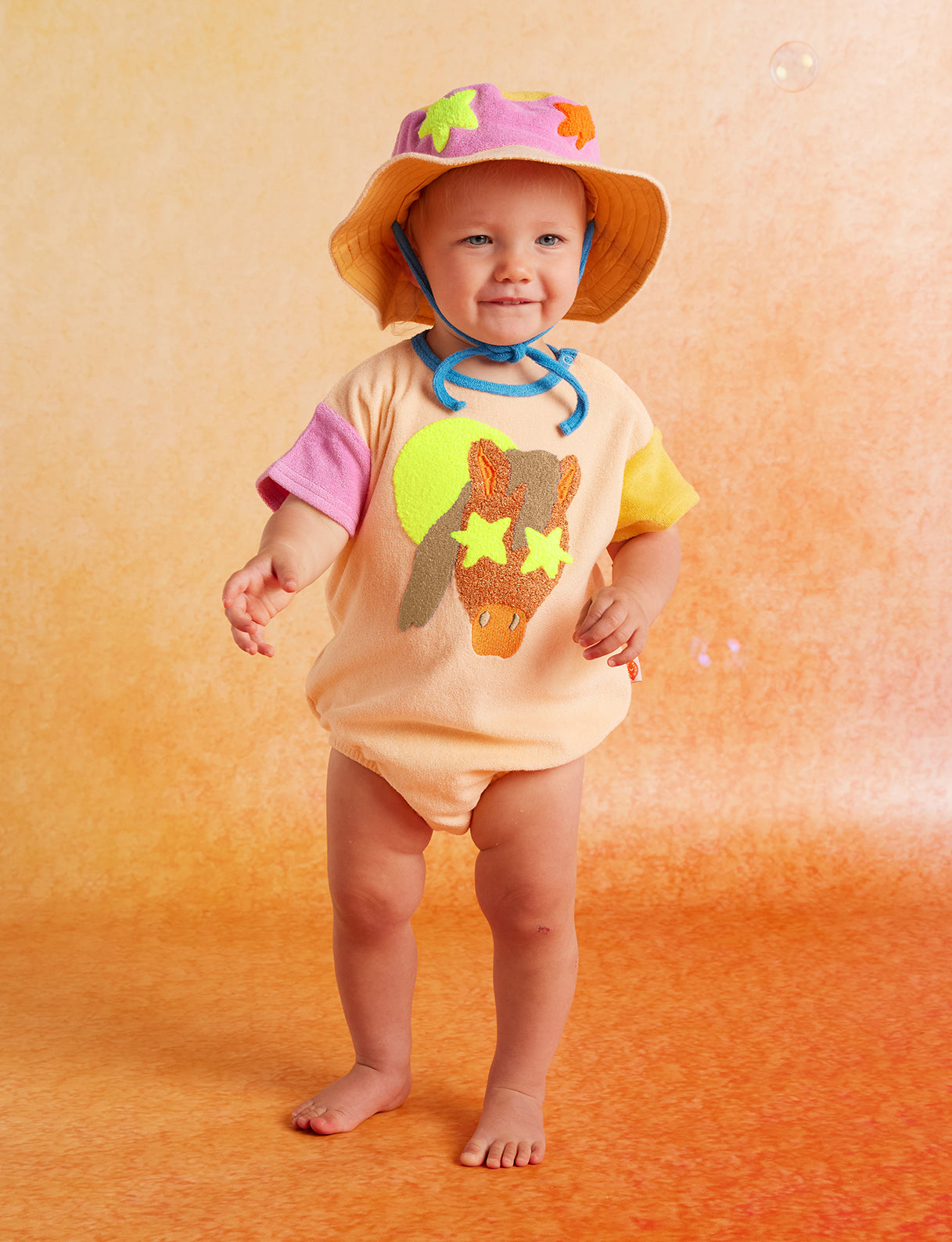 Giddy Up Terry Kids Bucket Hat