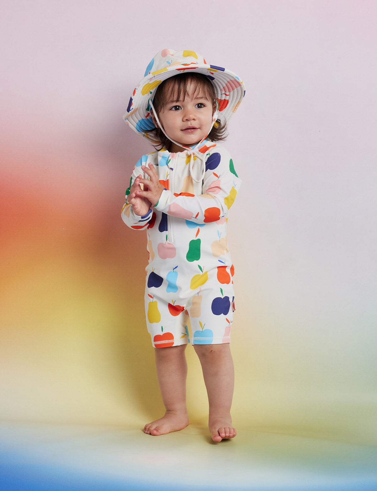 Tiny Orchard rashsuit & towel set