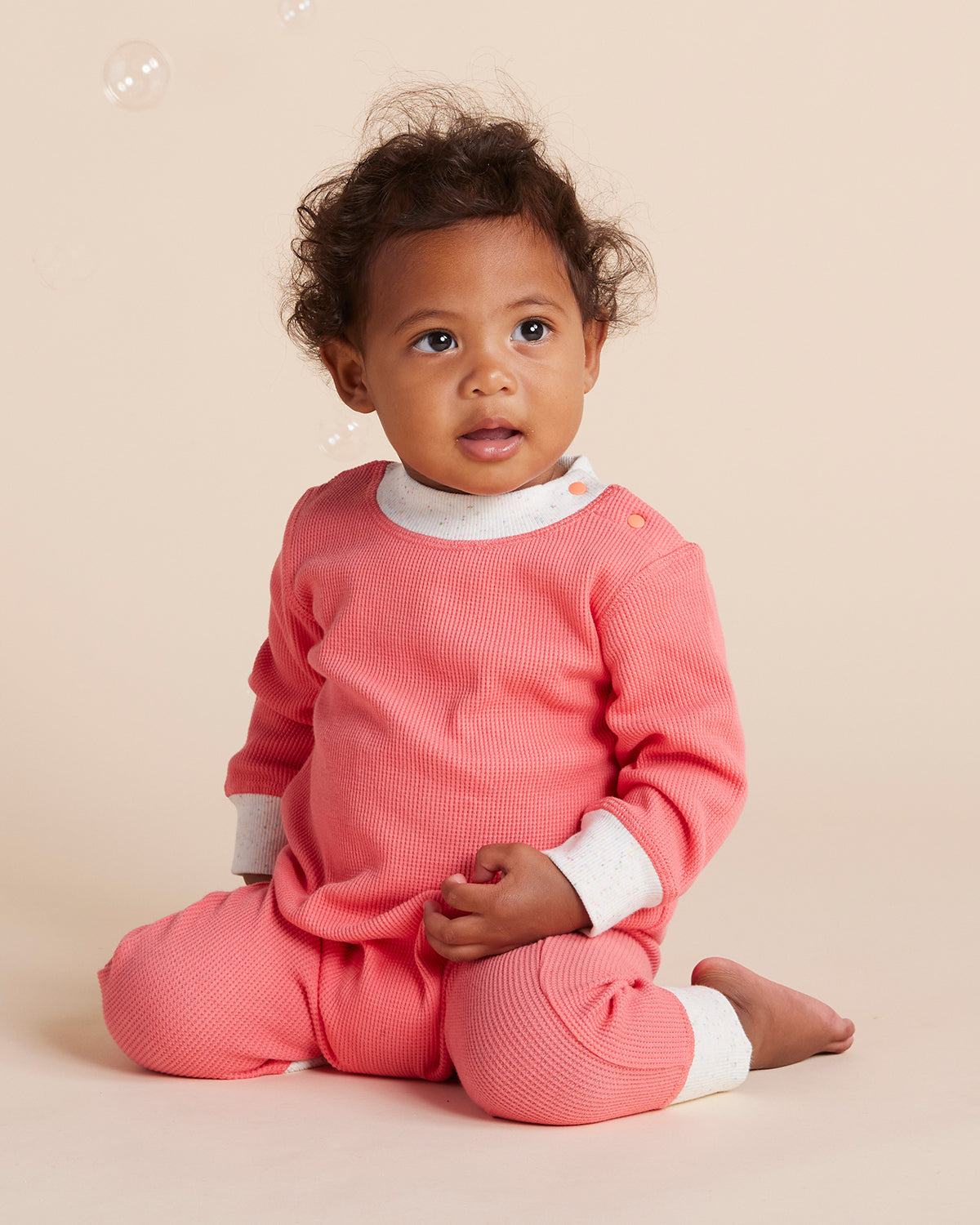 Watermelon Organic Long Sleeve Romper