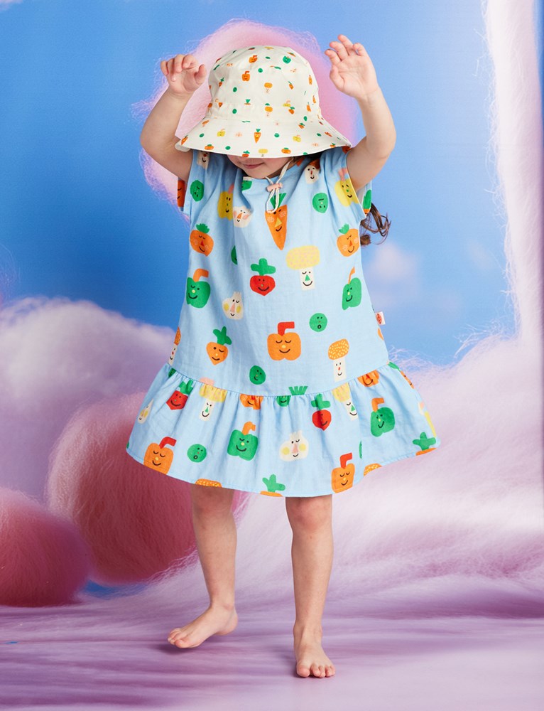 Teeny Tiny Veg Woven Dress