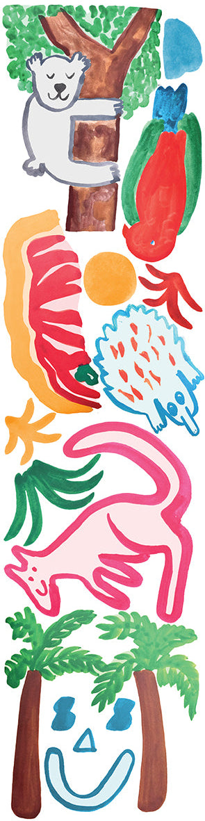 Coo-ee! Fabric Wall Decal Set