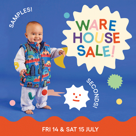Warehouse Sale! Fri 14 & Sat 15 July!