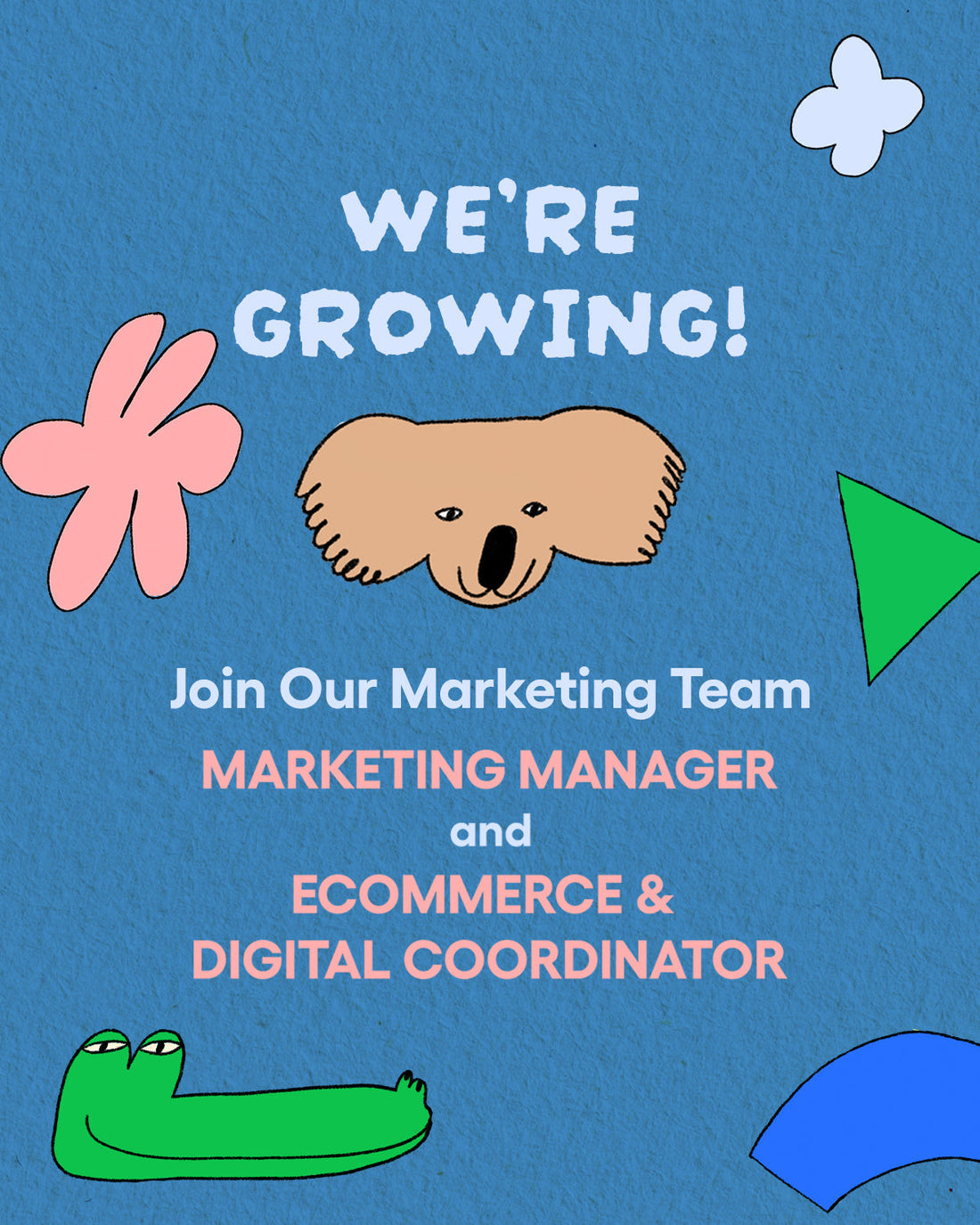 We're growing! Join our marketing team! 🌈
