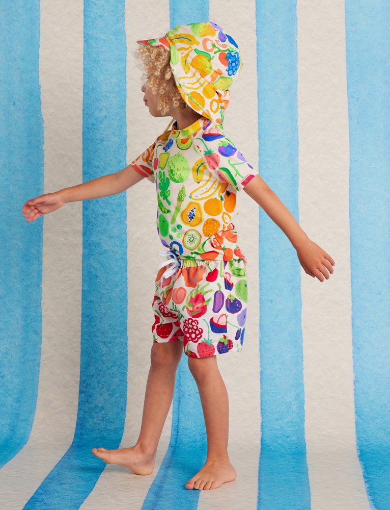 kids swim rainbow