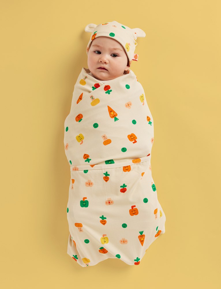 Teeny Tiny Veg Baby Wrap (Swaddle)
