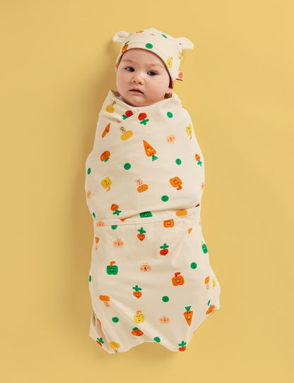 Teeny Tiny Veg Baby Wrap (Swaddle)