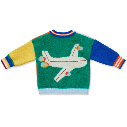 Fluffy Knit Cardigan / Beep Beep