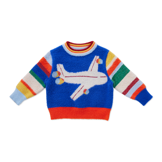 Fluffy Knit Jumper / Beep Beep
