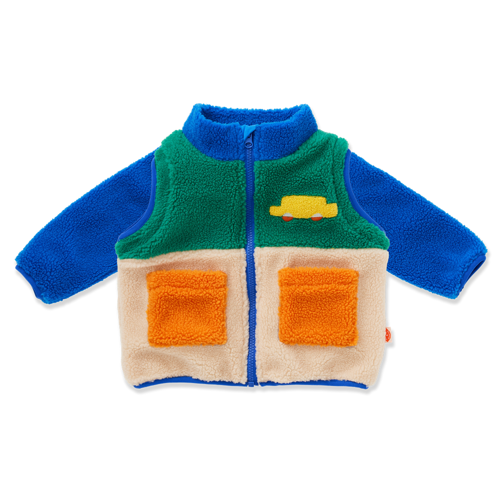 Sherpa Jacket Vest / Beep Beep