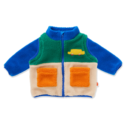 Sherpa Jacket Vest / Beep Beep