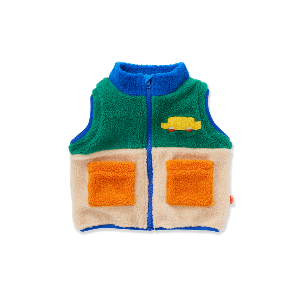 Sherpa Jacket Vest / Beep Beep