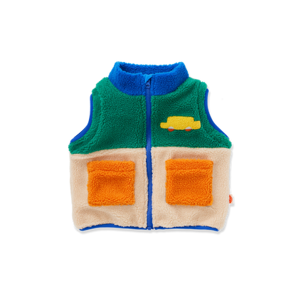 Sherpa Jacket Vest / Beep Beep