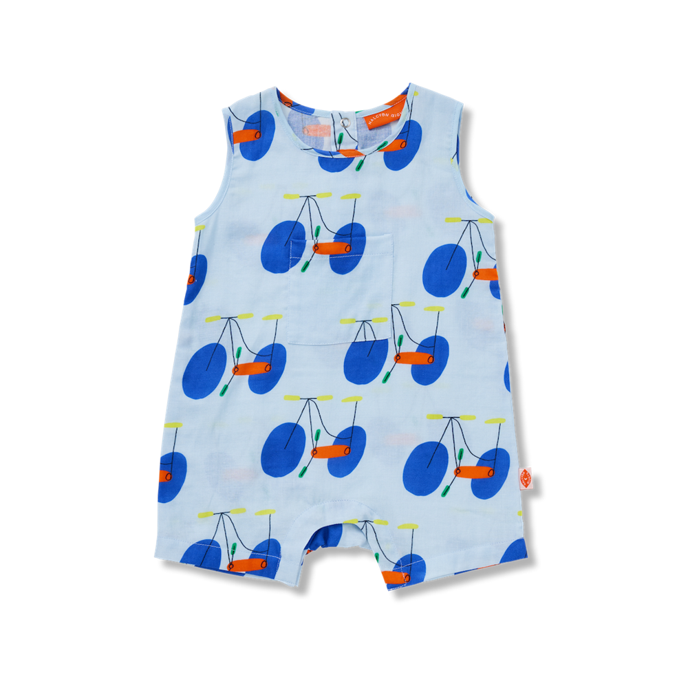 Woven Romper / Pedal Pals